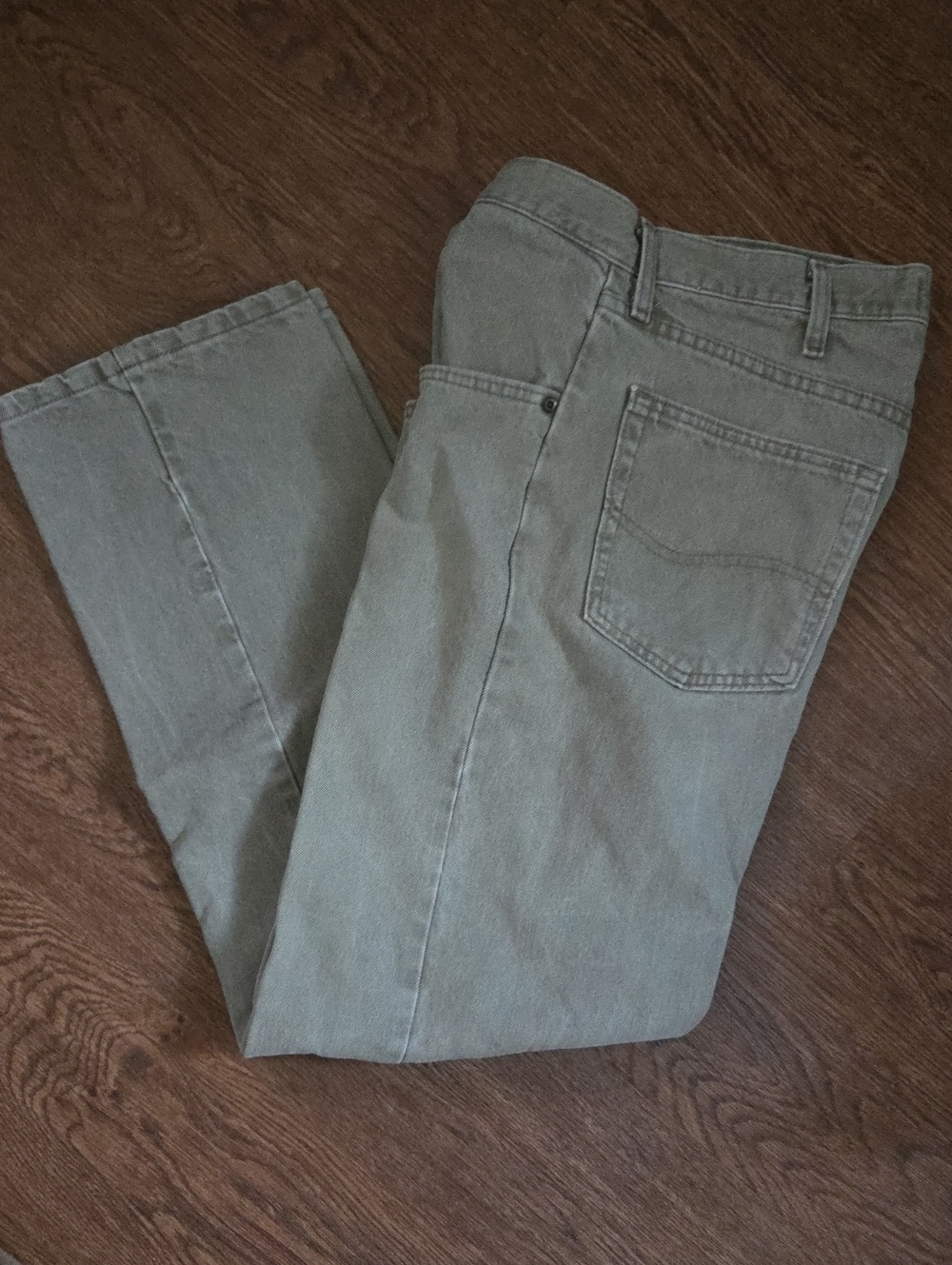 Lee Men's Straight Jeans in Khaki 36x30